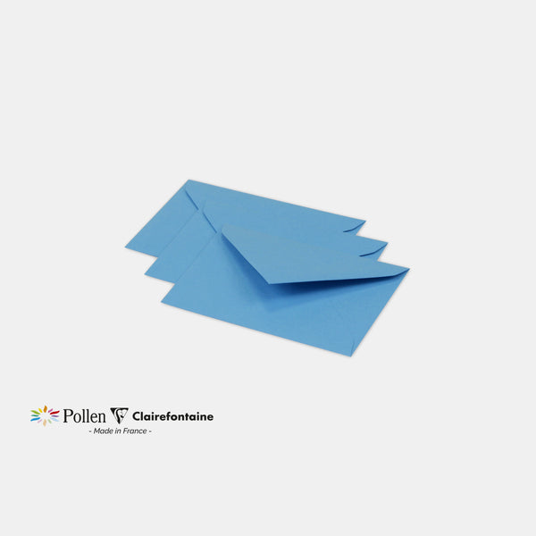 Envelope 75x100 vellum 120g turquoise blue Pollen