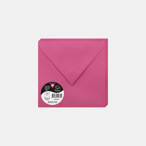 Enveloppe 165x165 velin 120g rose fuchsia Pollen