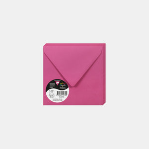 Enveloppe 140x140 velin 120g rose fuchsia Pollen