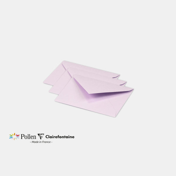 Enveloppe 75x100 velin 120g lilas Pollen