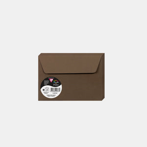 Envelope 114x162 vellum 120g taupe brown Pollen