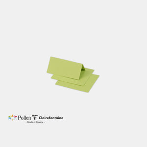 Place marker 85x80 vellum 210g green bud Pollen