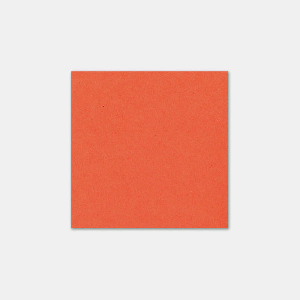 Card 90x90mm kraft terracotta