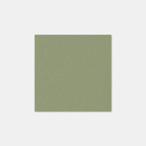 Carte 90x90mm kraft olive