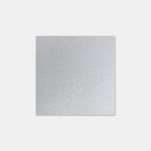Karte 90x90mm Metallic-Silber