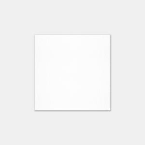 Karte 90x90mm naturweiß