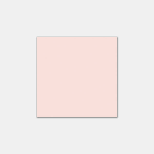 Karte 90x90mm hellrosa Pergament