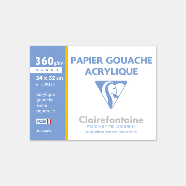 Papierbeutel für Gouache und Acryl 360g - 24x32