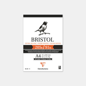 Bristol-Papierblock 205 g – A4