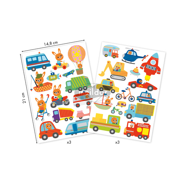 Gommettes BABY Transports