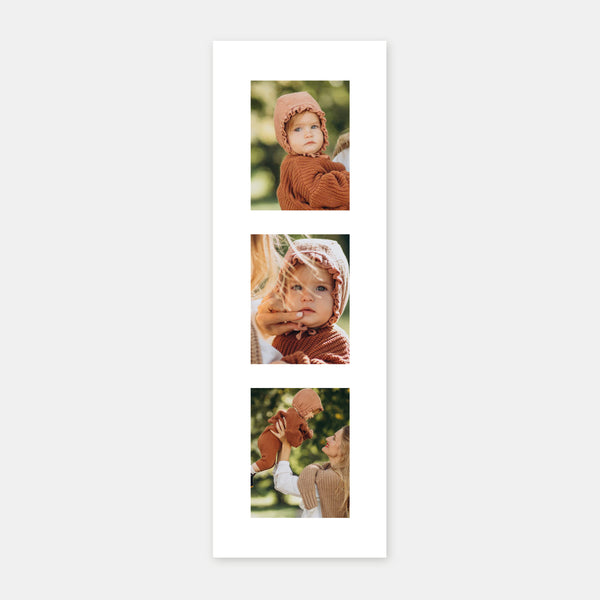 Taufe-Fotoautomaten-Lesezeichen 3 Fotos