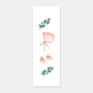 Aquarell-Crush-Taufe-Lesezeichen