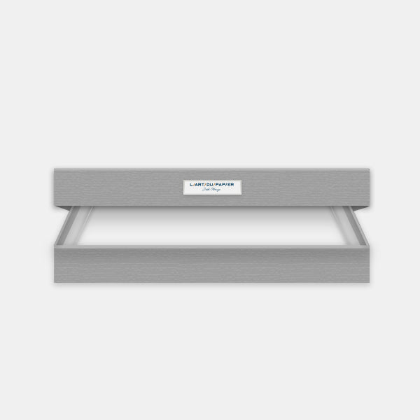 A4-Box Sven grauer Flanell