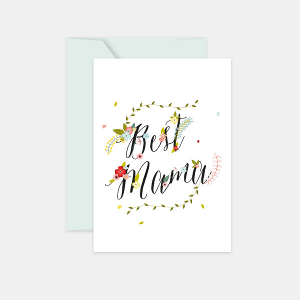 Carte Fêtes des Mères - Best Mama