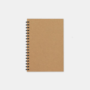 Recycled kraft notebook 105x155 plain pages