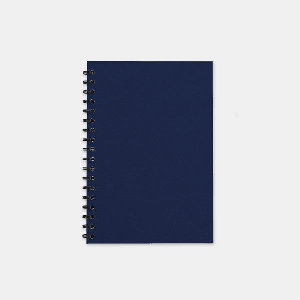 Marine recycled notebook 105x155 plain pages