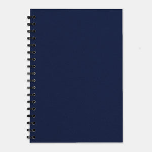 Marine-Recycling-Notizbuch, 210 x 297 einfache Seiten