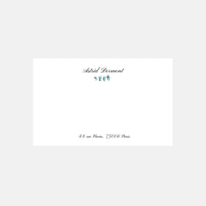 Small Eucalyptus correspondence card