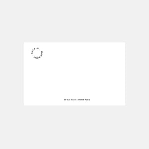 Kleine moderne Kreis-Notizkarte
