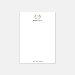 Schreibpapier – A5-Aquarell-Monogramm