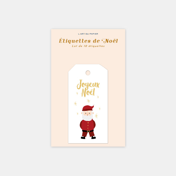 Les étiquettes du Père Noël - 10ex