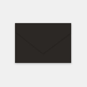 Envelope 114x162 mm black skin