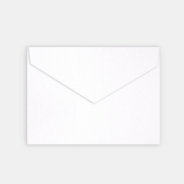 Enveloppe 120x180 mm verge extra blanc