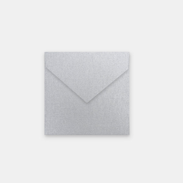 Umschlag 120x120 mm silbermetallic