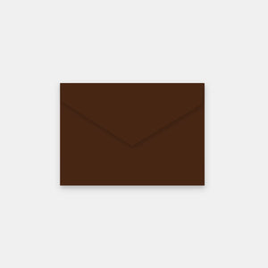 Envelope 90x140 mm chocolate vellum