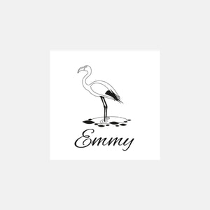 Personalisierter Flamingo-Stempel