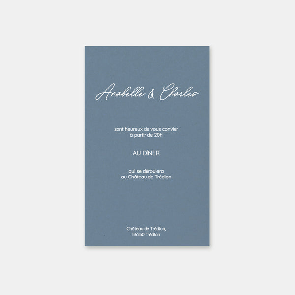 Carton invitation de mariage Elégance kraft