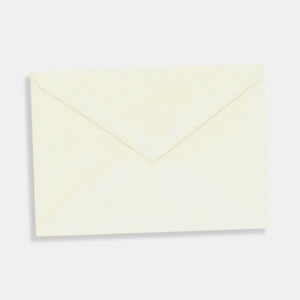 Pqt 25 enveloppes 114x162 vergé creme