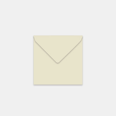 Pqt 15 enveloppes 120x120 verge creme