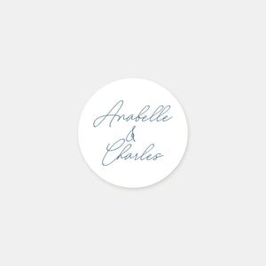 Stickers personnalisés mariage élégance - 48ex