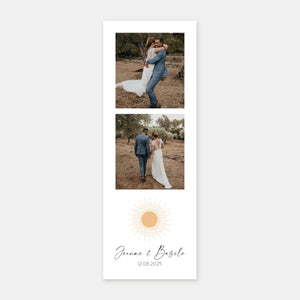 Photomaton mariage sunset beach