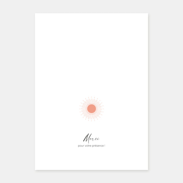 Sunset Mountain Wedding Booklet