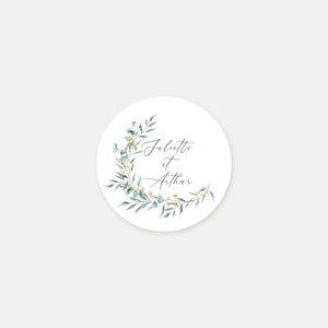 Stickers personnalisés couronne de Juliette - 48ex