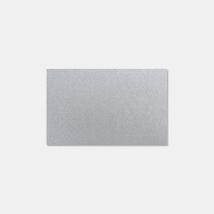 Packung mit 50 Karten 85x135 Silbermetall