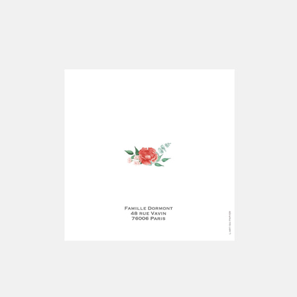 Geburtsanzeige kleine Blumen