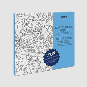 Giant Ocean Coloring Poster