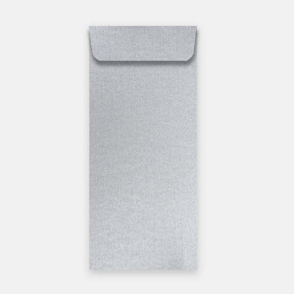 Beutel 115x324 mm metallic silber