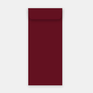 Pouch 115x324 mm burgundy vellum