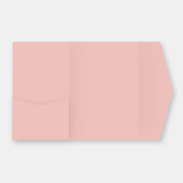 Pockart 180 vellum Peach compartment card