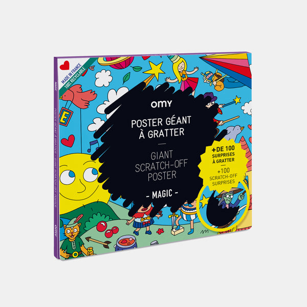 Magisches Riesen-Rubbelposter