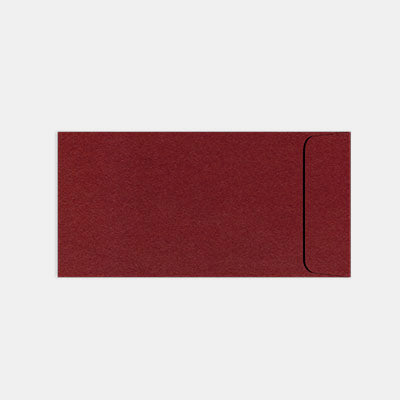 Beutel für Hochzeitseinladungen, 115 x 225 mm, burgunderrotes Pergament