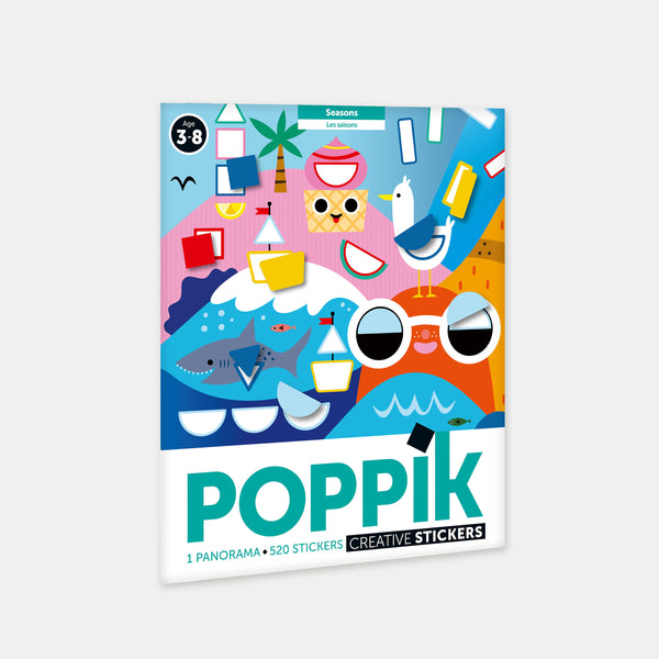 Mein dekoratives Sticker-Poster - Die Jahreszeiten