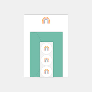 Briefpapierset - Regenbogen
