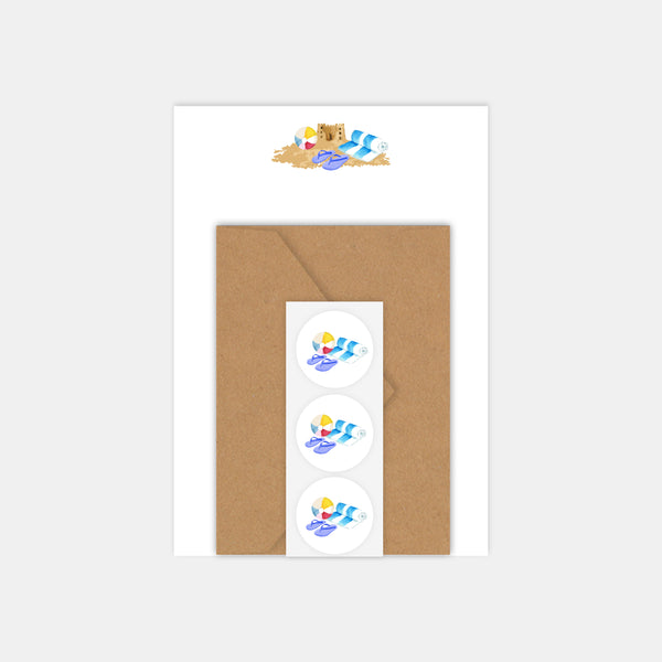 Briefpapierset - Strand