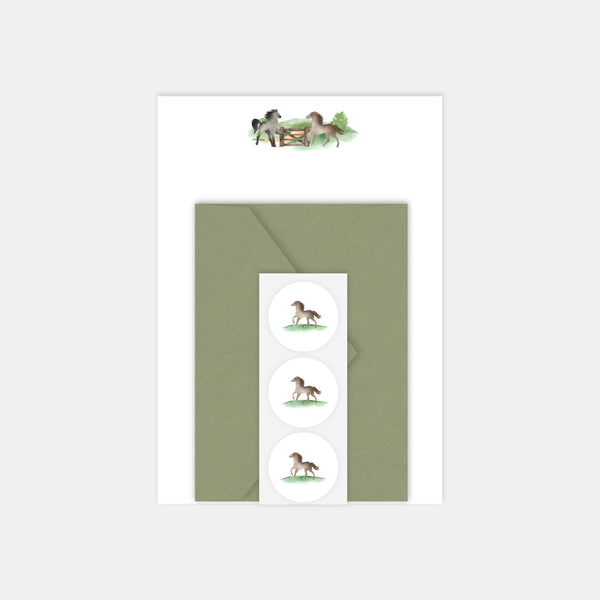 Briefpapierset - Pony