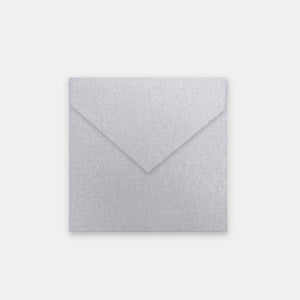 Envelope 140x140 mm silver metallic